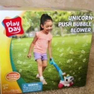 Unicorn Push Bubble Blower